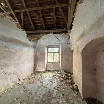 Fortress converted into a castle.