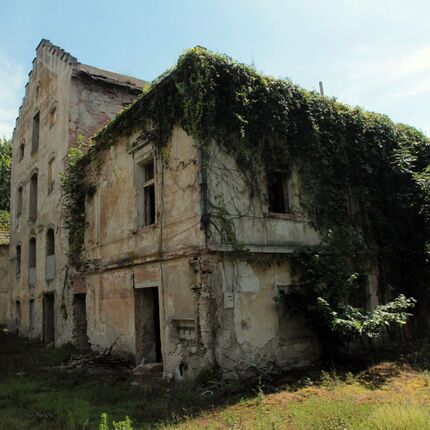Baroque mill by the Elbe