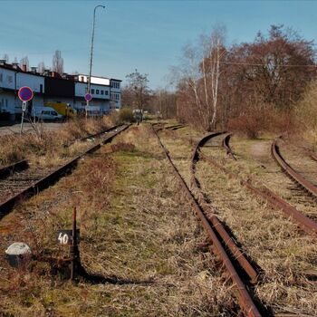 Koleje k uhel. rampě, SNV a suteréním skladům chladíren od výměny č.40 Koleje k uhel. rampě, SNV a suteréním skladům chladíren od výměny č.40