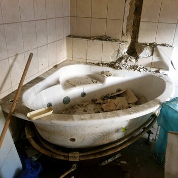 Badewanne Schiff Bad Badewanne Innenraum Reinigen Bad