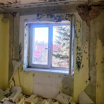 WC Zimmer Bad Innenraum Möbel