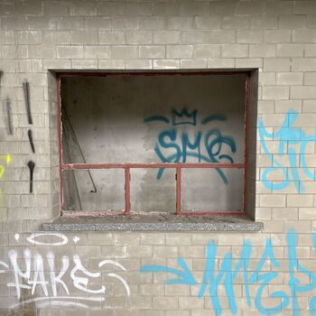 Abandoned railway station