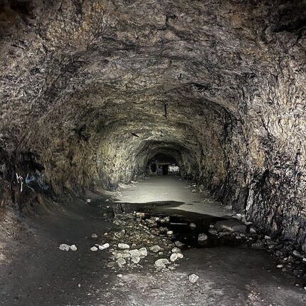 Gables of the former German factory
