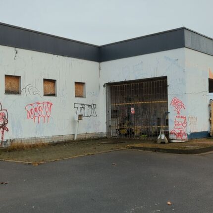 Tankstelle, der der Treibstoff ausgegangen ist