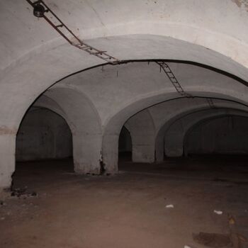 Monumental dark landmark of the city 2023