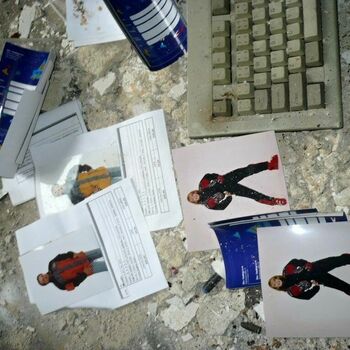 Ein verlassenes Restaurant