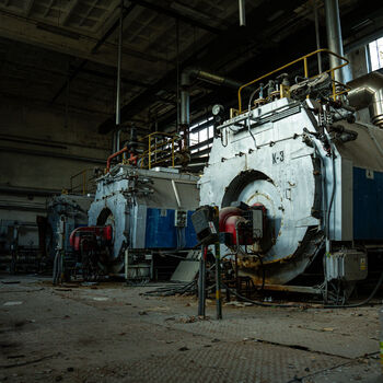 Very well preserved heating plant