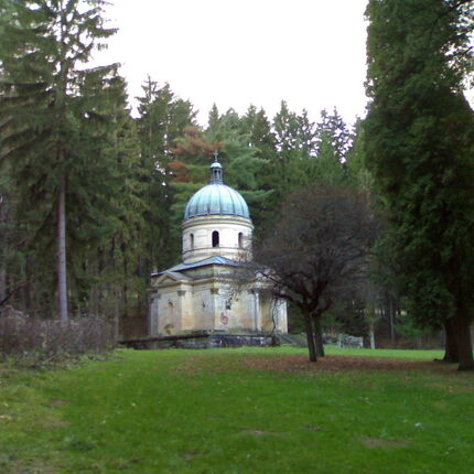 Mausoleum in the Jeseníky Mountains