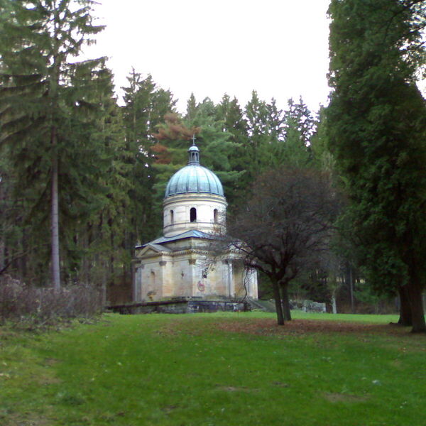 Mausoleum in the Jeseníky Mountains