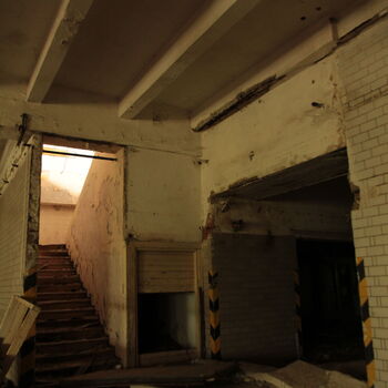 Monumental dark landmark of the city 2023