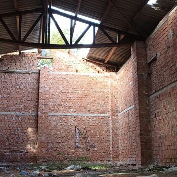 Backstein Mauer Architektur Baumaterial Gebäude alt