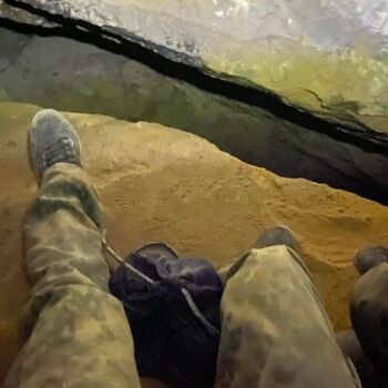 Abandoned sand mines 13 meters underground