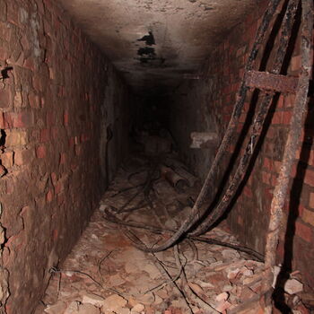 Monumental dark landmark of the city 2023