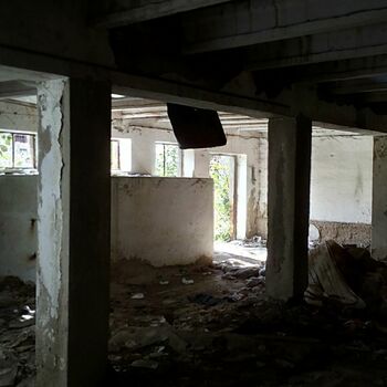 garáž Architektura staré budova