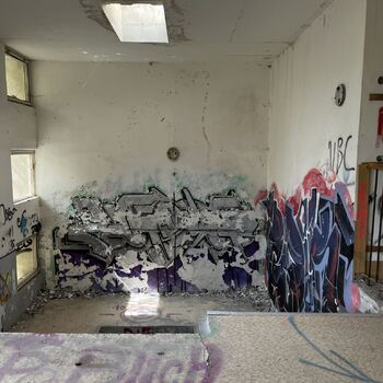 opuštěný dětský tábor