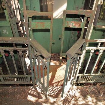 Železniční dvůr v Maďarsku 2019