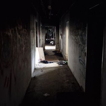 Žižkov abandoned building