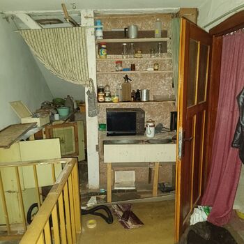 Hütte in den Bergen