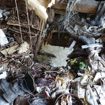 Hájovna ve stráni.