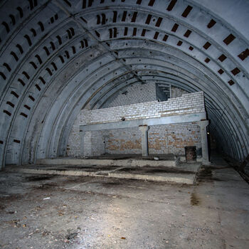 Nikdy nedokončený nový bunkr AU-13 - Bojové velitelské centrum