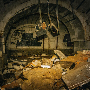 Brewery with underground factory