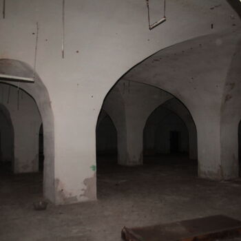 Monumental dark landmark of the city 2023