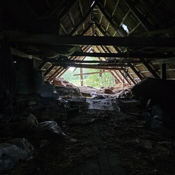 A house by the road.