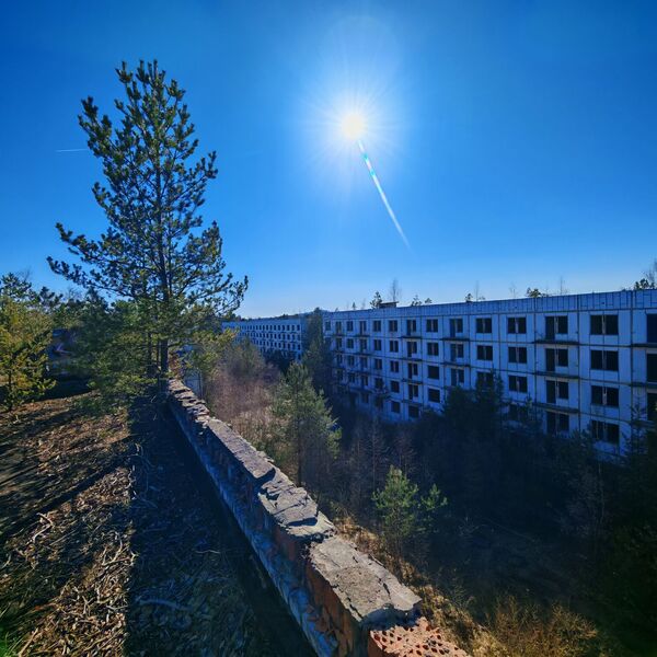 Abandoned Soviet housing estate