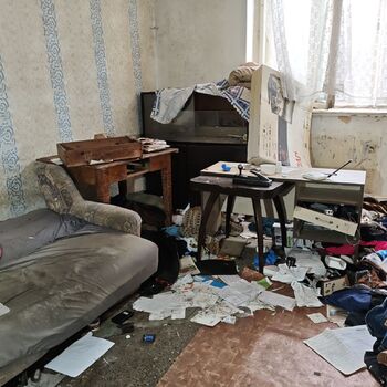 What happened here? The abandoned, well-preserved farmstead of Mr. Václav...