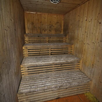 sauny parní lázeň místnost staré zeď