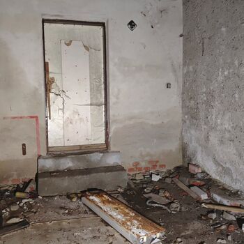 Why did they close? An abandoned guesthouse at night...