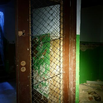 fence barrier door sliding door