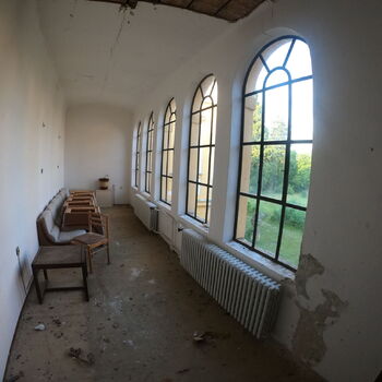 Zu einem Hotel umgebautes Schloss Zu einem Hotel umgebautes Schloss