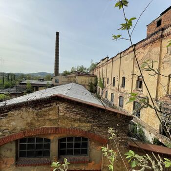 Former paper mill, then a tire shop Former paper mill, then a tire shop