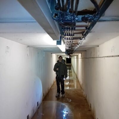 Abandoned CO shelter for 600 people with underground tunnels