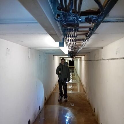 Abandoned CO shelter for 600 people with underground tunnels
