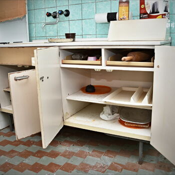 kuchyně interiér nábytek místnost domácí dům moderní