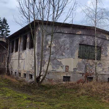 Railway carriages and station building_2024