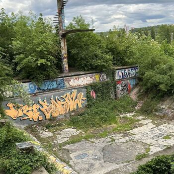 Bývalý bazén – Terasy Barrandov Bývalý bazén – Terasy Barrandov