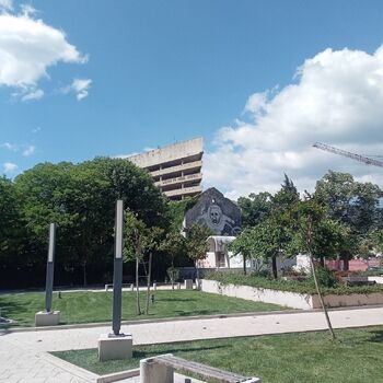 Der legendäre Scharfschützenturm in Mostar. 2024