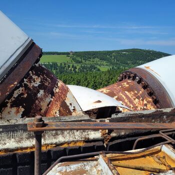 Větrná elektrárna.
