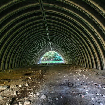 Nikdy nedokončený nový bunkr AU-13 - Bojové velitelské centrum