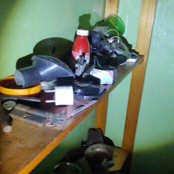 ABANDONED CABIN IN THE FOREST