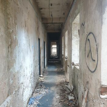 cell old architecture building stone wall