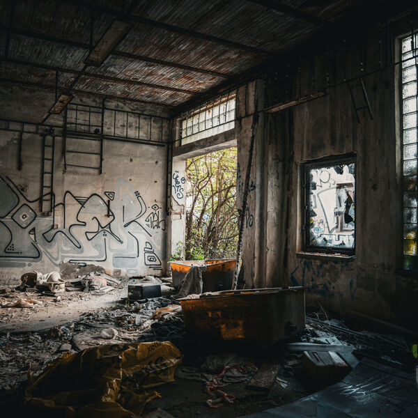 Abandoned liquor factory