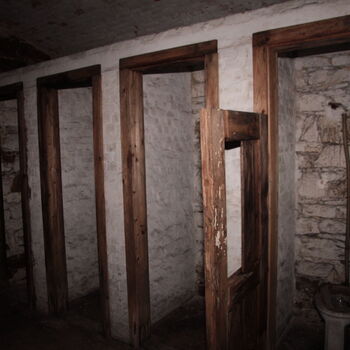 Monumental dark landmark of the city 2023