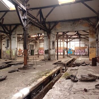 Railway depot in the middle of the "forest" 2024