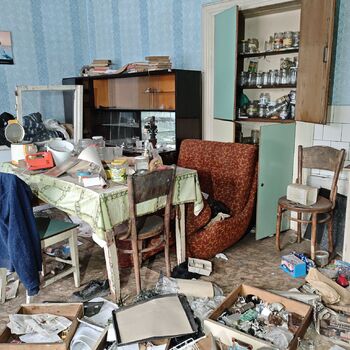 What happened here? The abandoned, well-preserved farmstead of Mr. Václav...