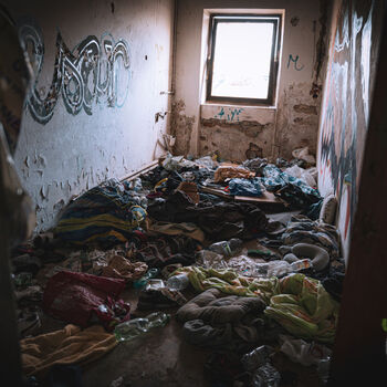 Abandoned liquor factory