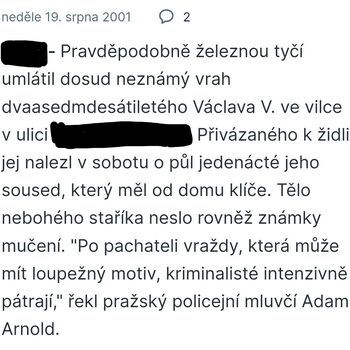 House of a murdered senior citizen 🖤💀